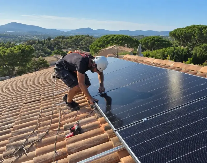 Installateur panneaux solaires Vacquières — pose photovoltaïque sur toiture