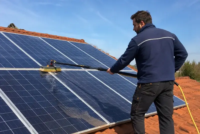 Nettoyage et entretien de panneaux solaires à Vacquières