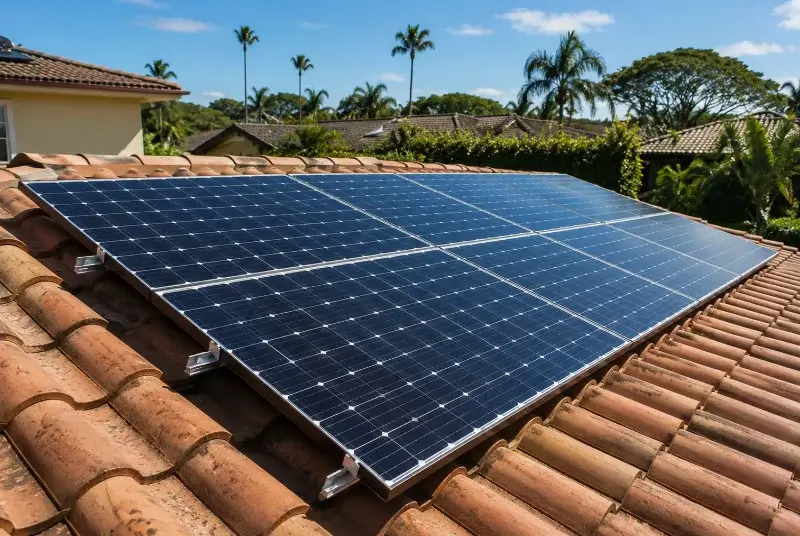 Installation de panneaux solaires à Vacquières